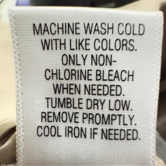 Dana Buchman Women’s Pants Size 12 Beige Stretch Cotton Blend Straight Leg - Picture 2 of 10